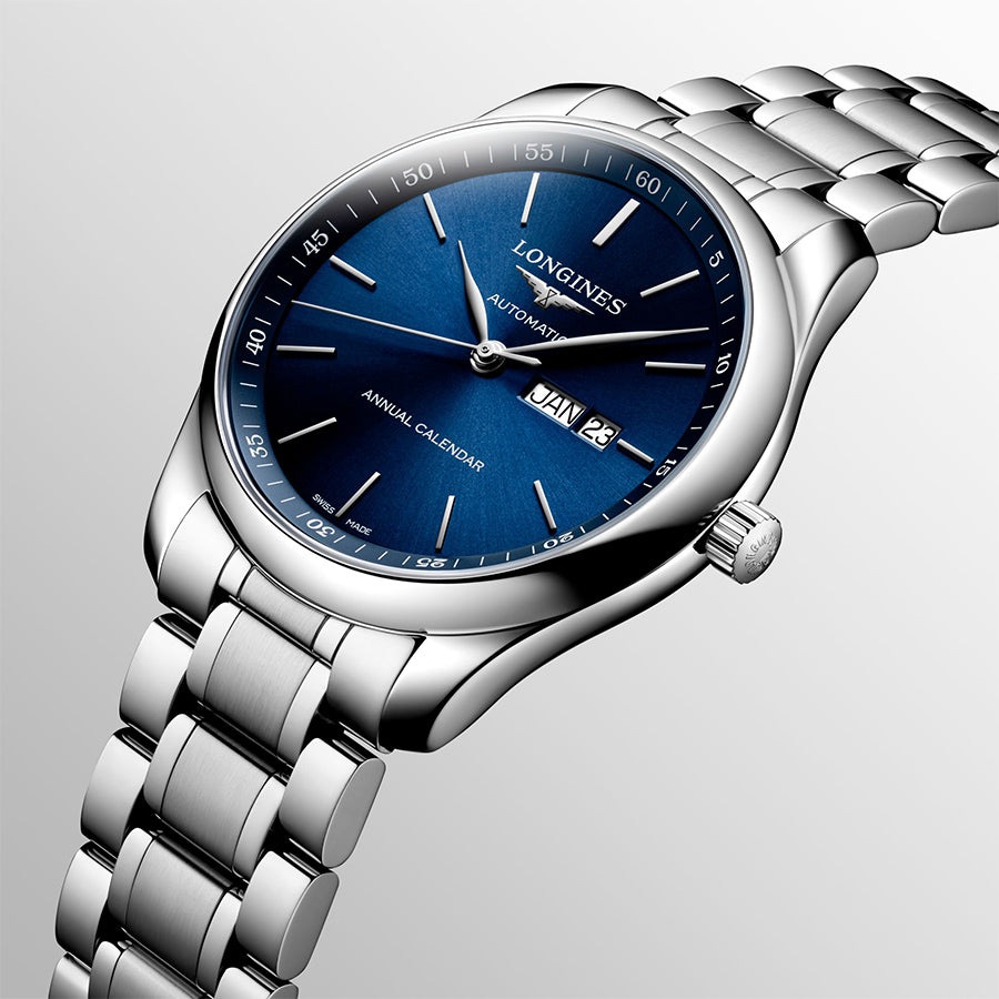 L29204926-Longines Men's L2.920.4.92.6 Master Blue Dial Watch