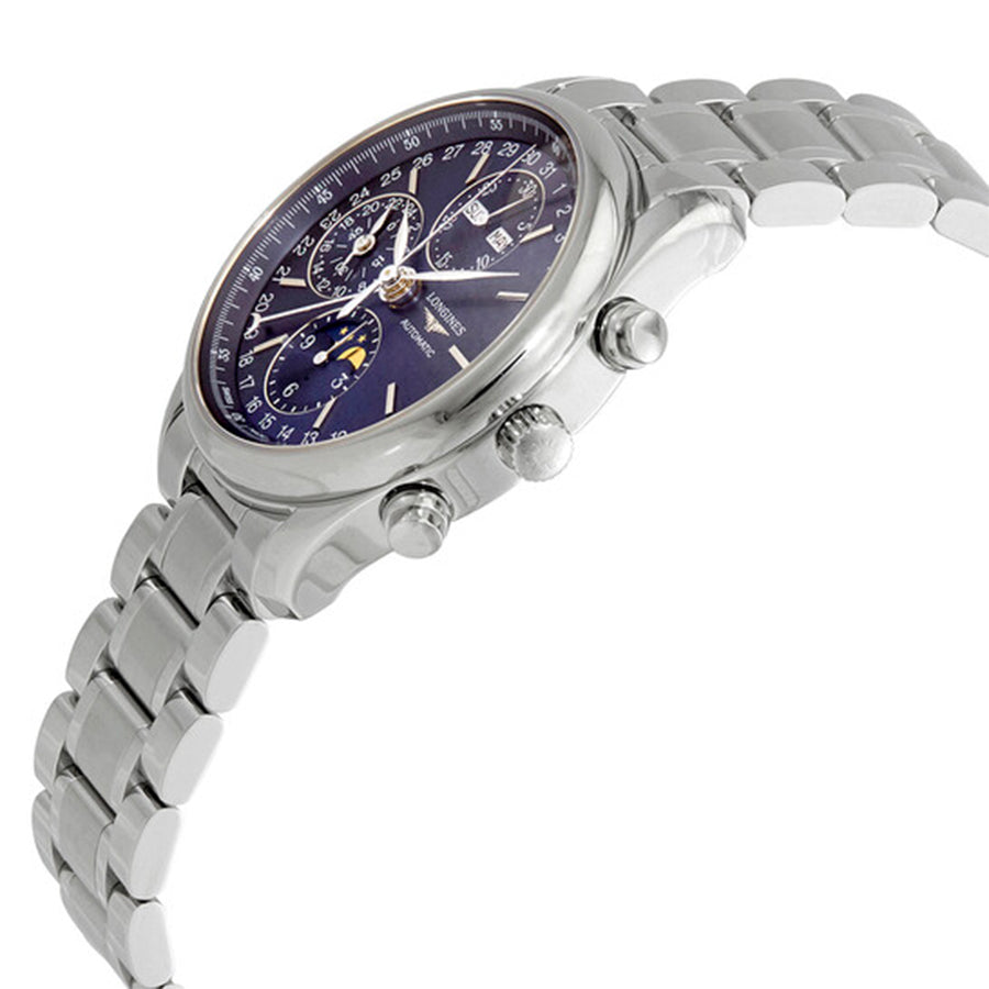 L26734926-Longies Men's L2.673.4.92.Master Moon-phase Blue Dial Watch