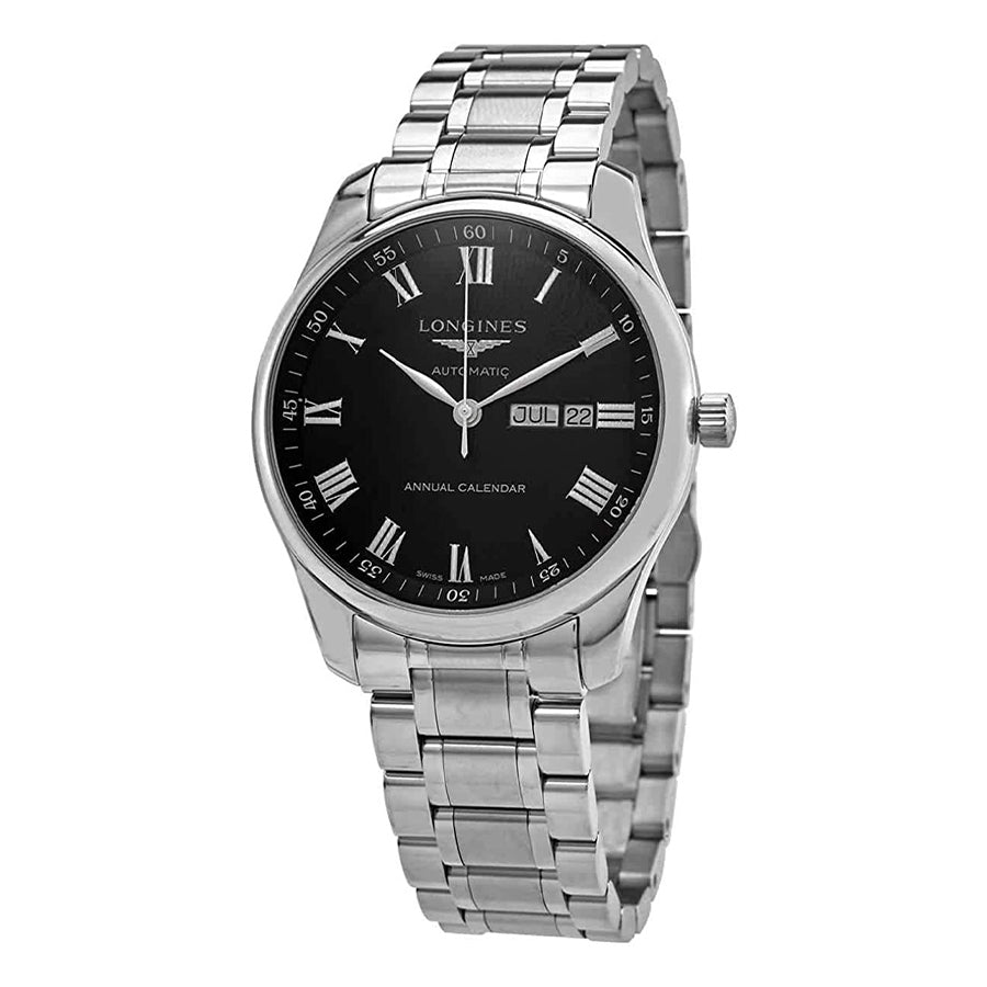 L29204516-Longines Men's L2.920.4.51.6 Master Black Dial Watch