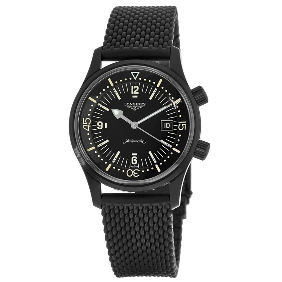 L37742509-Longines Men's L3.774.2.50.9 Legend Diver Black Watch