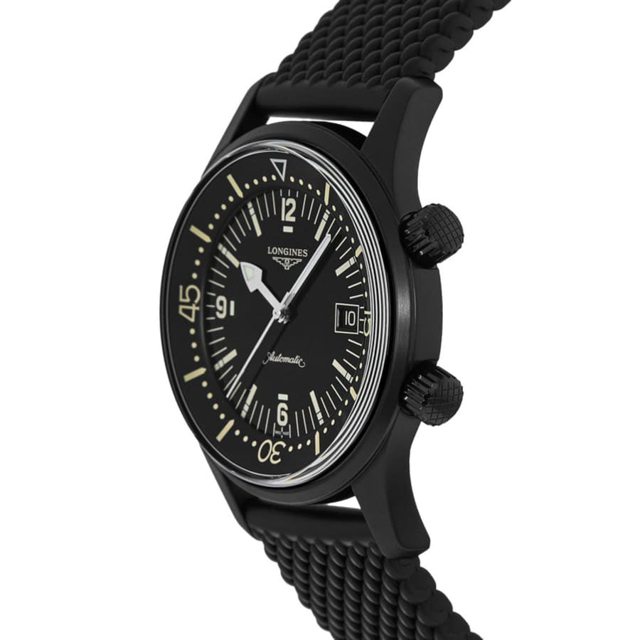 L37742509-Longines Men's L3.774.2.50.9 Legend Diver Black Watch