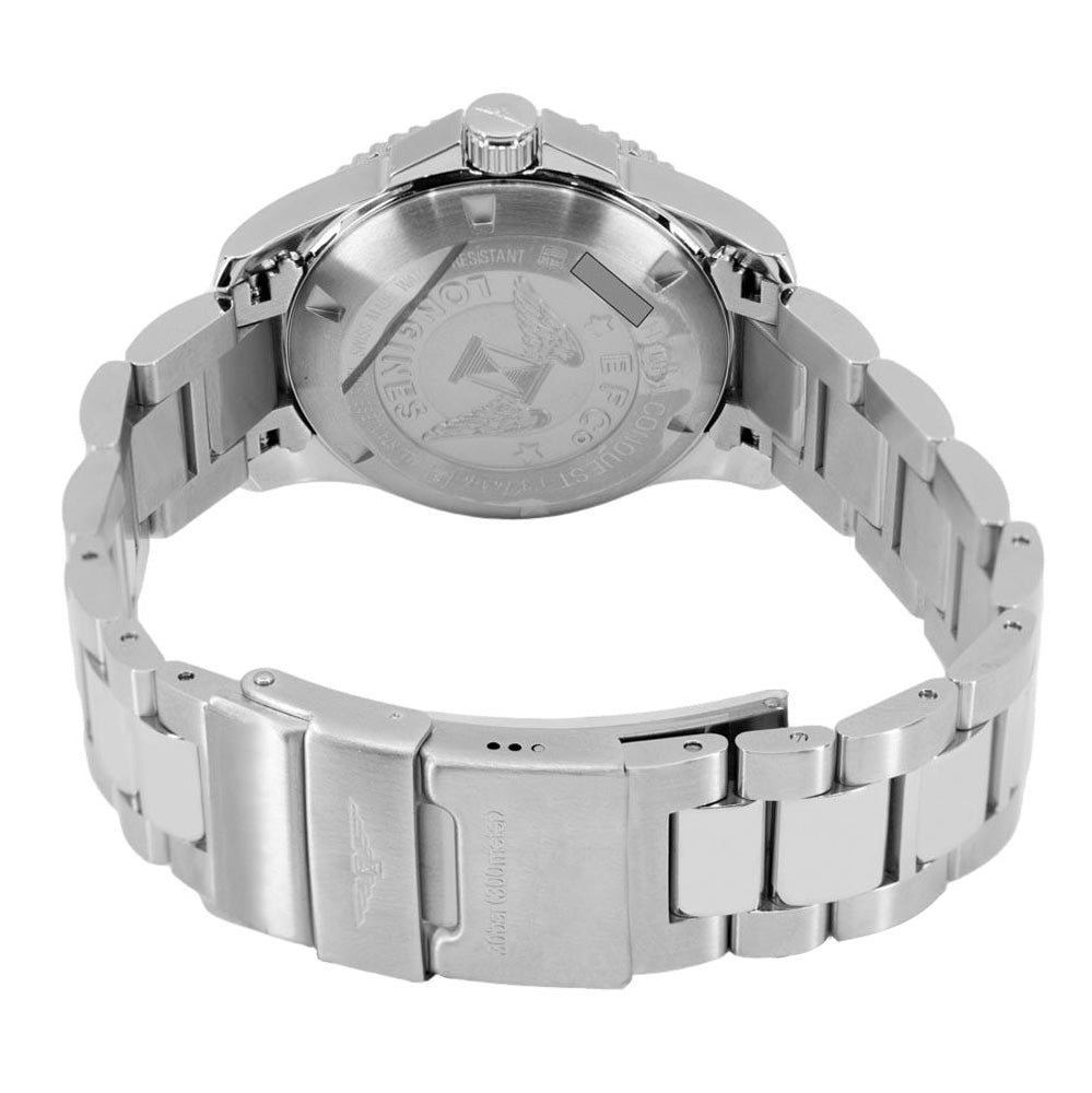L37414566-Longines Men's L3.741.4.56.6 HydroConqest Black Dial  Watch