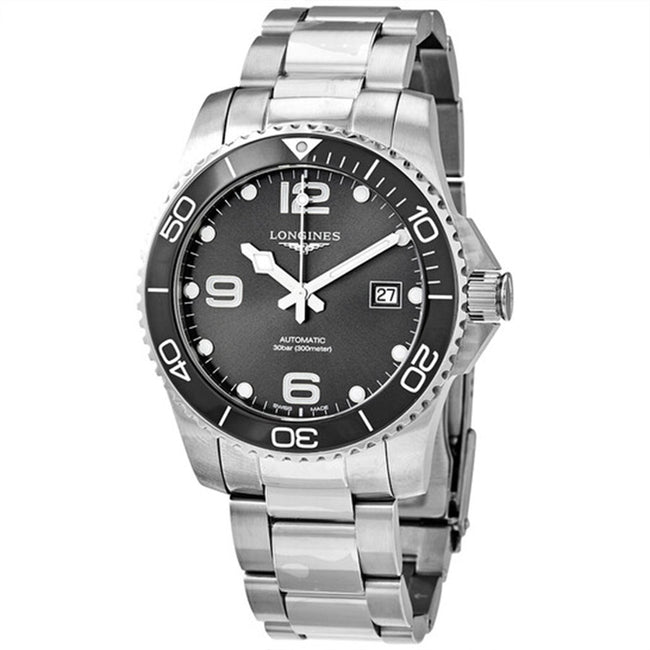 L37824766-Longines Men's L3.782.4.76.6 HydroConquest 43mm Grey Dial 