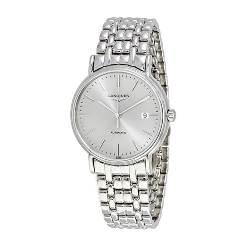 L49214726-Longines Men's L4.921.4.72.6 Presence Silver Dial Watch