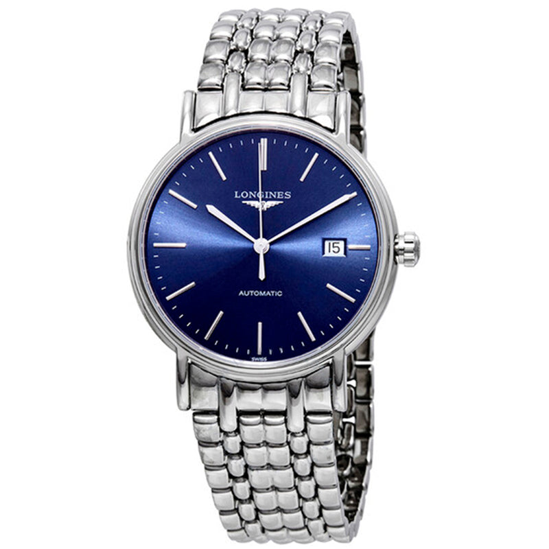 L49214926-Longines Men's L4.921.4.92.6 Presence Blue Dial Watch