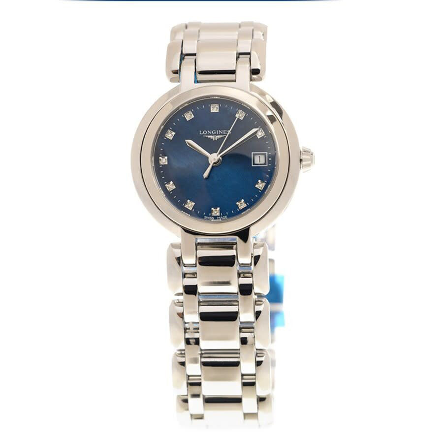 L81104986-Longines L8.110.4.98.6 Ladies PrimaLuna Blue Dial Watch