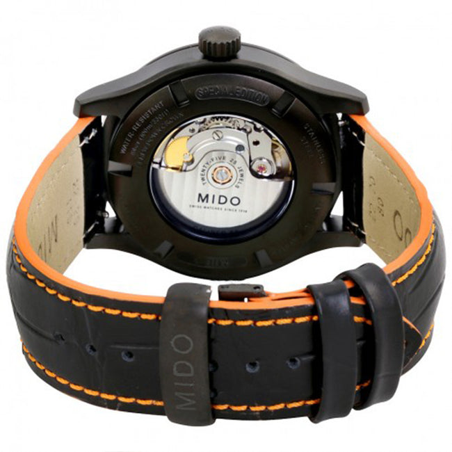M0054303605180-Mido Men's M0054303605180 Multifort Black Dial Sp.Ed Watch