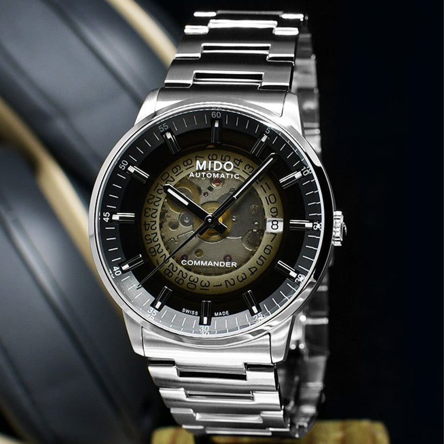 M0214071141100-Mido Men's M021.407.11.411.00 Commander Gradient Watch