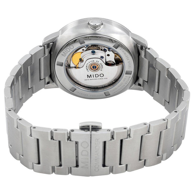 M0214311106101-Mido Men's M0214311106101 Commander Grey Dial Watch
