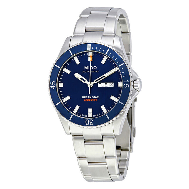 M0264301104100-Mido Men's M026.430.11.041.00 Ocean Star Blue Dial Watch