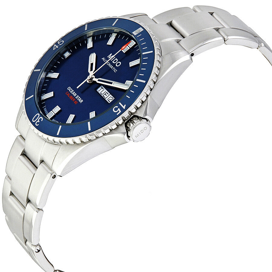 M0264301104100-Mido Men's M026.430.11.041.00 Ocean Star Blue Dial Watch
