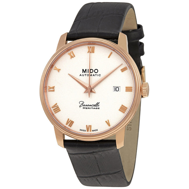 M0274073601300-Mido Men's M027.407.36.013.00 Baroncelli Heritage Date Watch