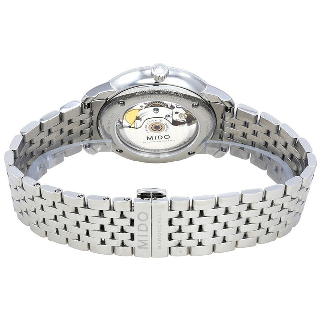 M0274081105100-Mido Men's M027.408.11.051.00 Baroncelli III COSC Watch