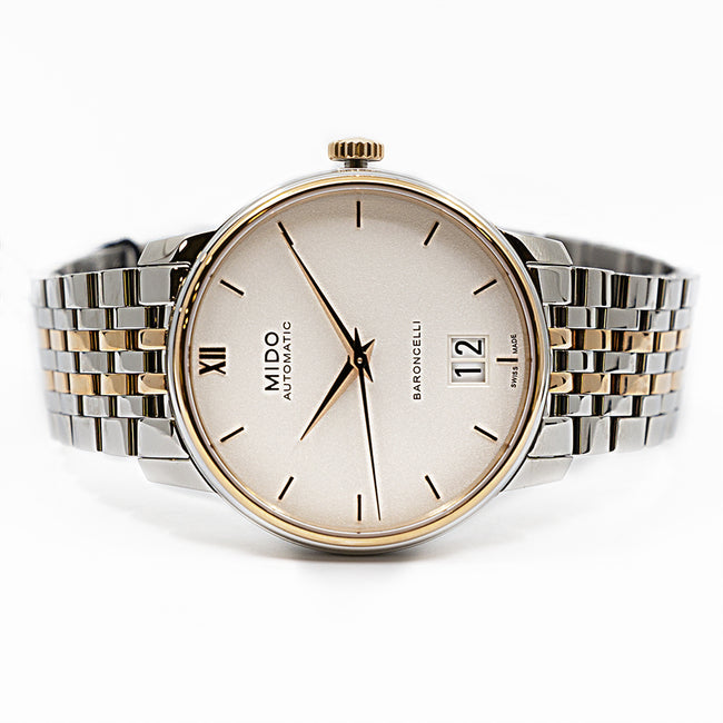 M0274262201800-Mido Men's M0274262201800 Baroncelli Big Date Watch