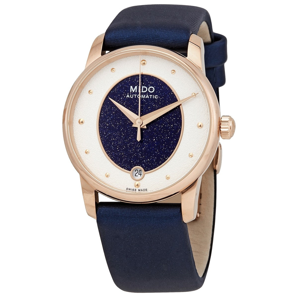 M0352073749100-Mido Ladies M035.207.37.491.00 Baroncelli Wild Stone Blue