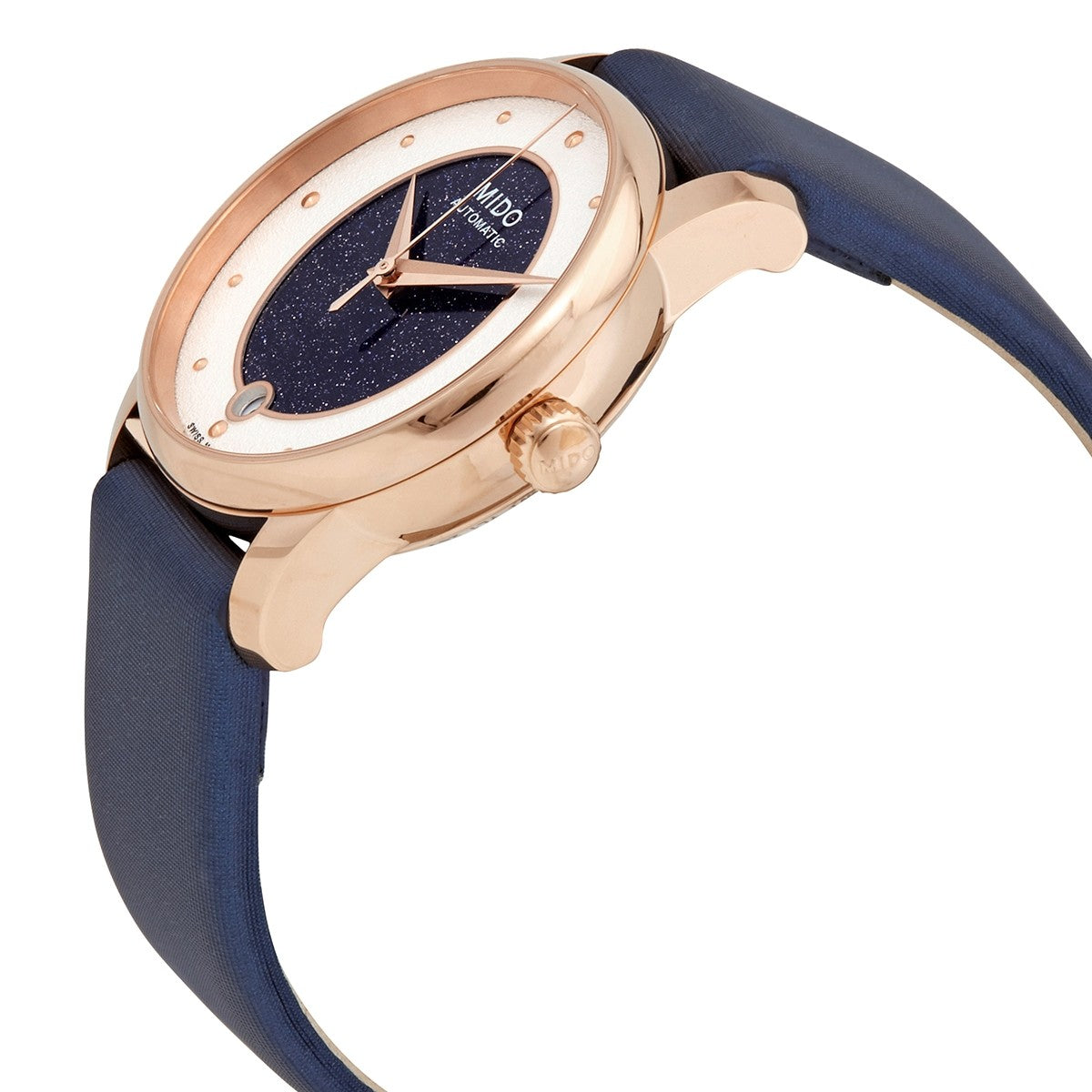 M0352073749100-Mido Ladies M035.207.37.491.00 Baroncelli Wild Stone Blue