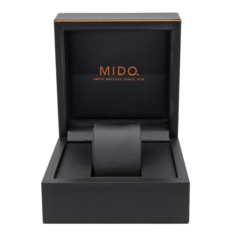 M0384311104100-Mido M038.431.11.041.00 Multifort Chrono Blue Dial Watch
