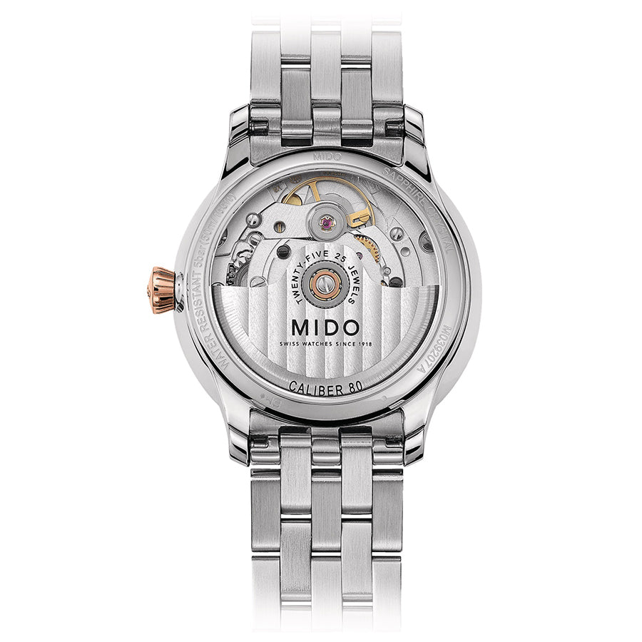 M0392072210600-Mido Ladies M039.207.22.106.00 Baroncelli Diamond Set Watch
