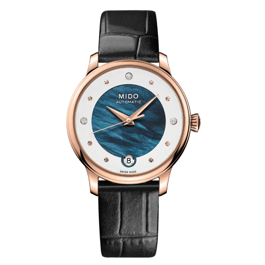 M0392073610601-Mido Ladies M039.207.36.106.01 Baroncelli Day Watch