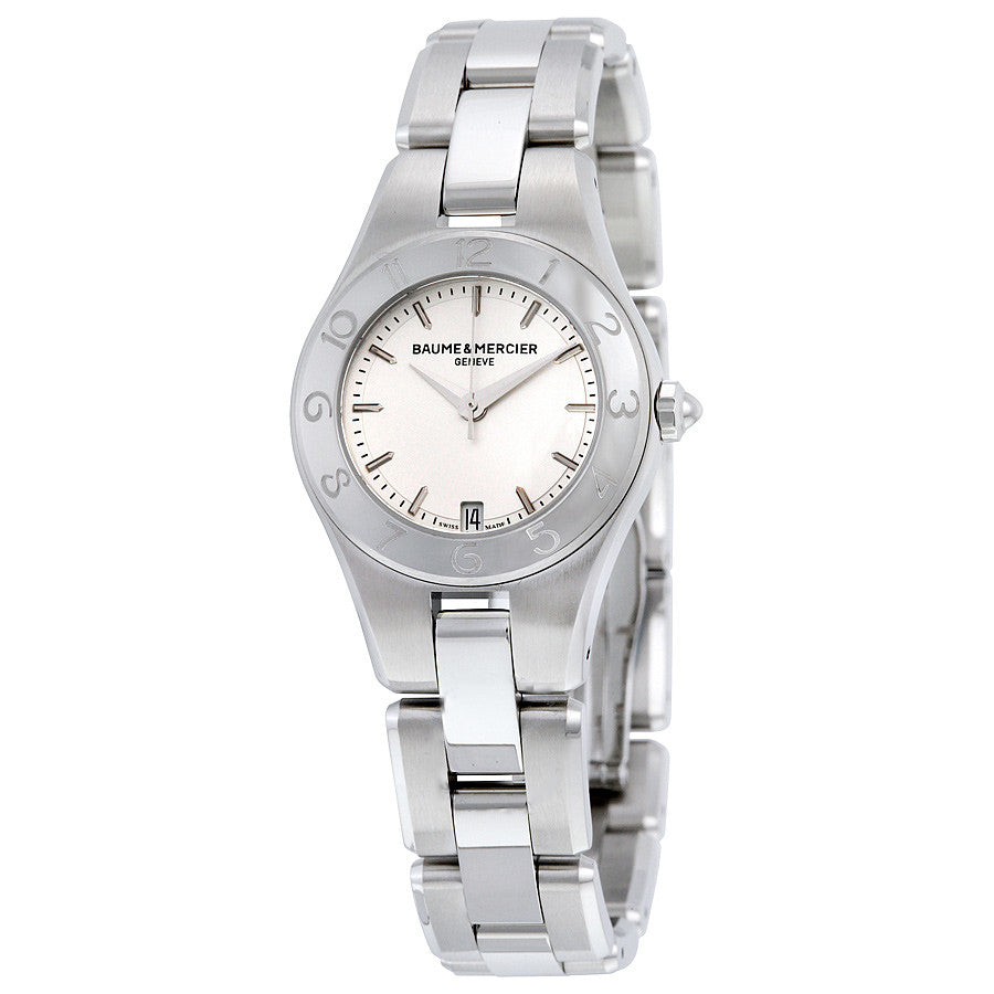 MOA10009-Baume& Mercier Ladies MOA10009 Linea Silver Dial Watch