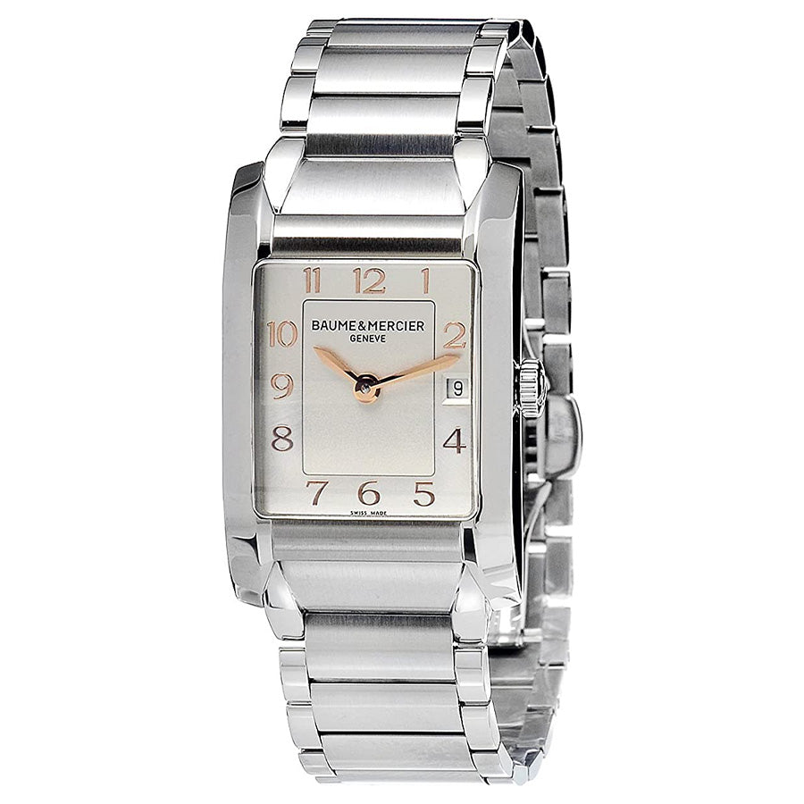 M0A10049-Baume&Mercier Ladies M0A10049 Hampton Silver Dial Watch