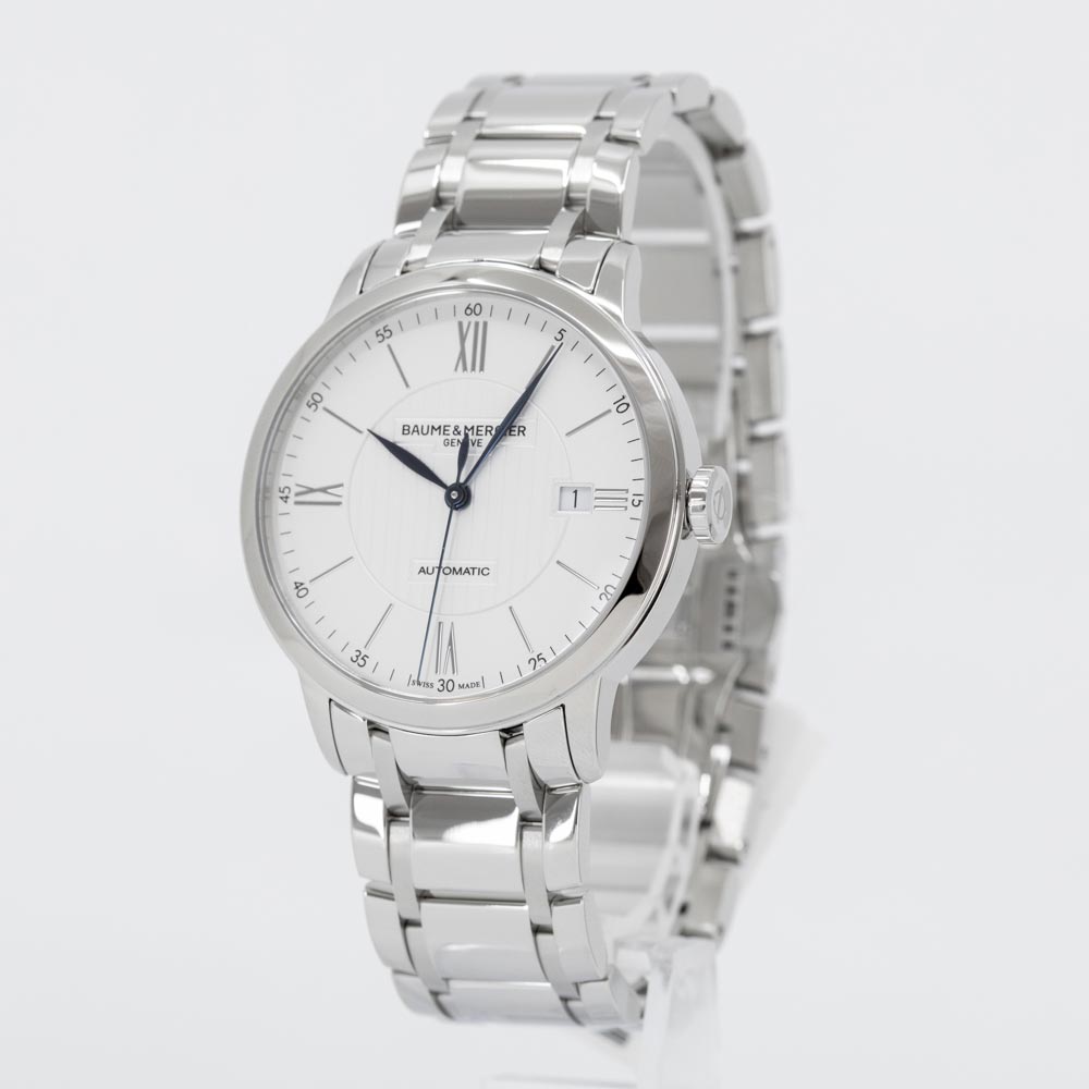 M0A10215-Baume&Mercier Men's M0A10215 Classima Silver Dial Watch