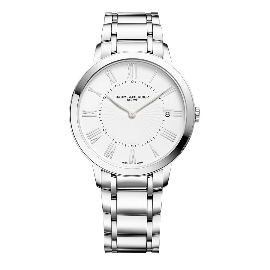 M0A10261-Baume&Mercier Ladies M0A10261 Classima White Dial Watch
