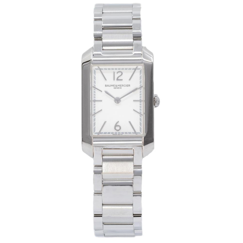 M0A10473-Baume&Mercier Ladies M0A10473 Hampton Rectangular Watch
