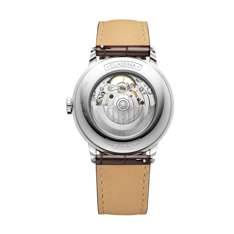 M0A10524-Baume&Mercier Men's M0A10524 Classima Silver Dial Watch 