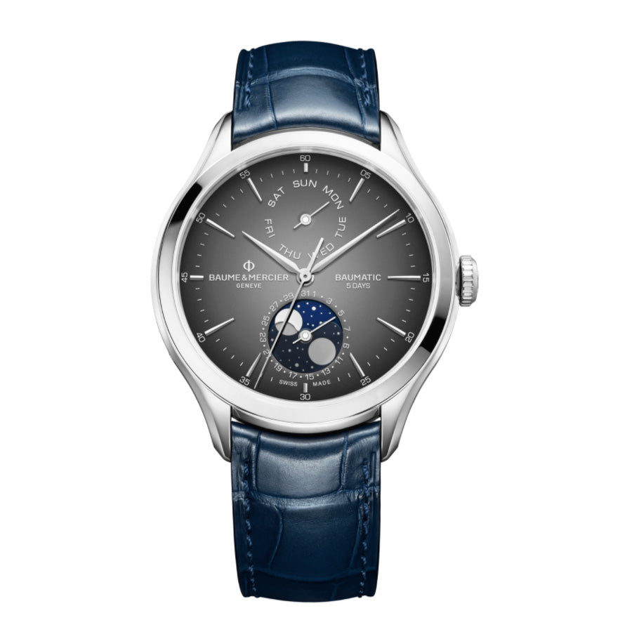 M0A10548-Baume&Mercier Men's M0A10548 Clifton Moonphase Watch