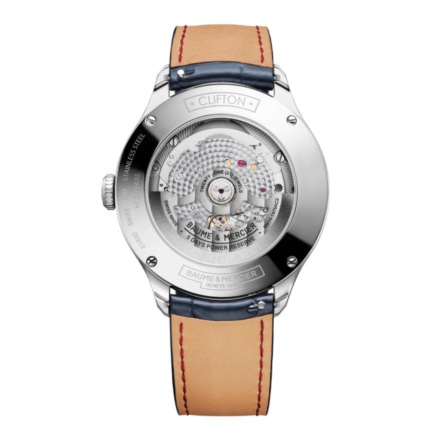 M0A10548-Baume&Mercier Men's M0A10548 Clifton Moonphase Watch