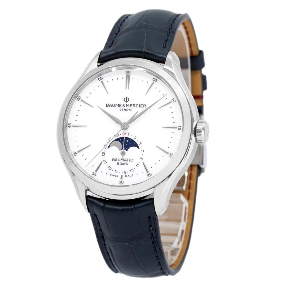 M0A10549-Baume&Mercier Men's M0A10549 Clifton Moonphase Watch