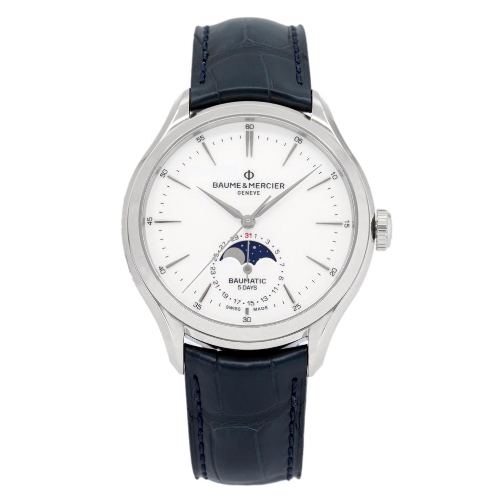 M0A10549-Baume&Mercier Men's M0A10549 Clifton Moonphase Watch