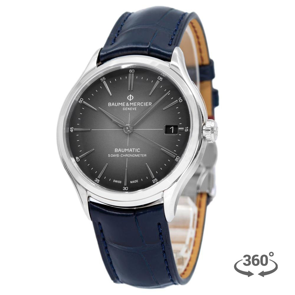 M0A10550-Baume&Mercier Men's 10550 Clifton Baumatic Chrono COSC Watch