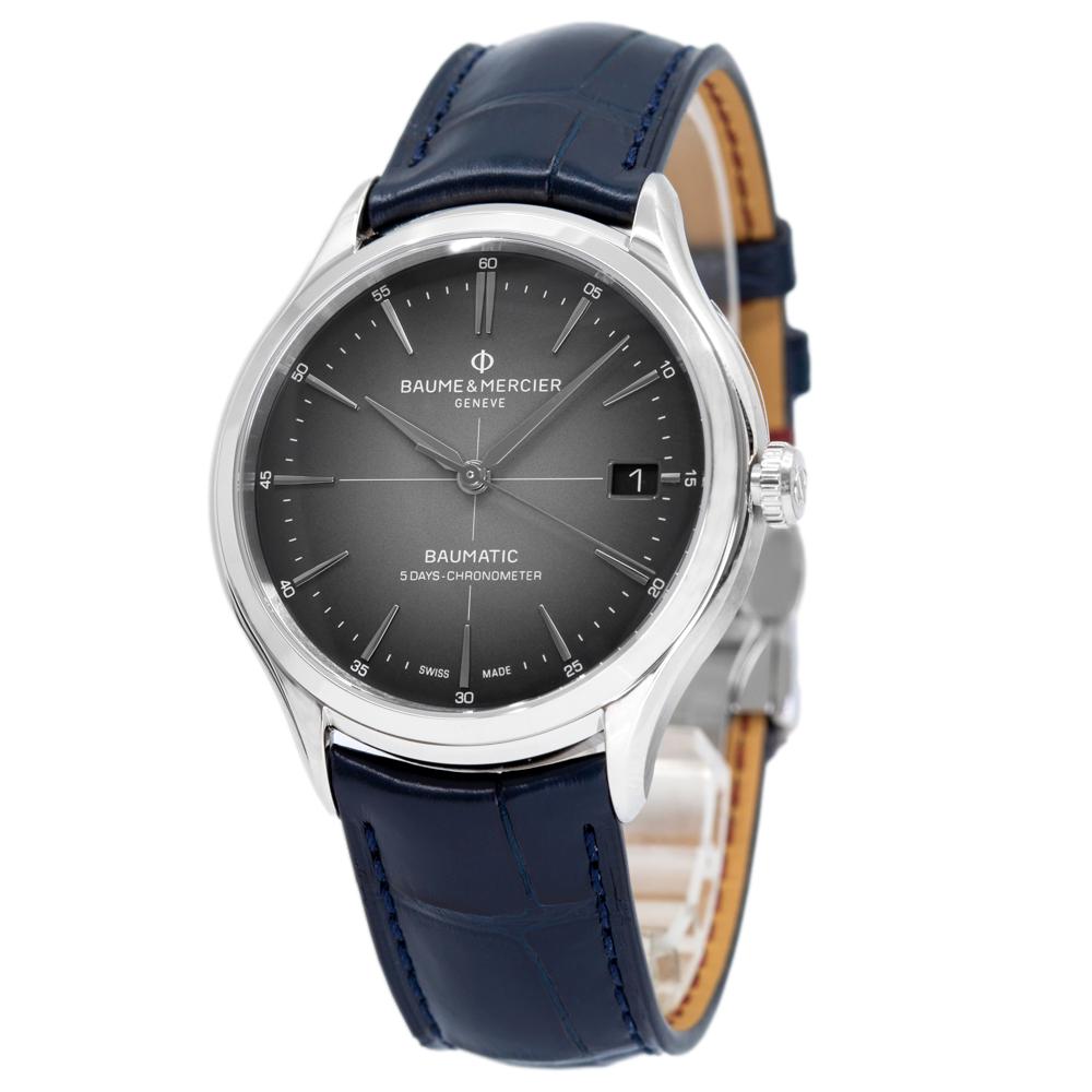 M0A10550-Baume&Mercier Men's 10550 Clifton Baumatic Chrono COSC Watch