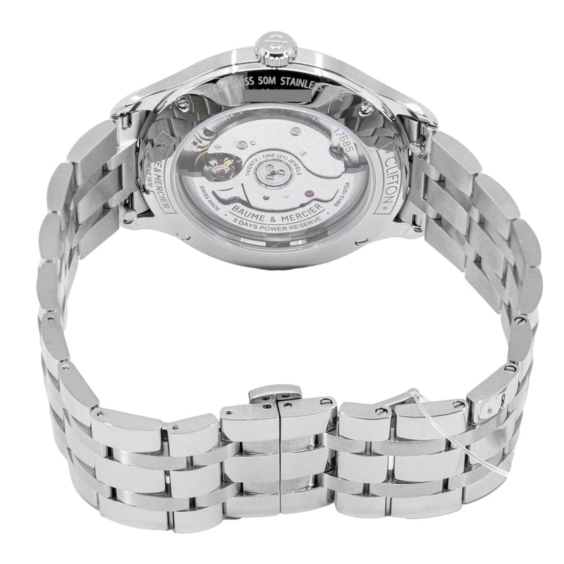 M0A10551-Baume & Mercier Men's M0A10551 Clifton Grey Dial Watch 