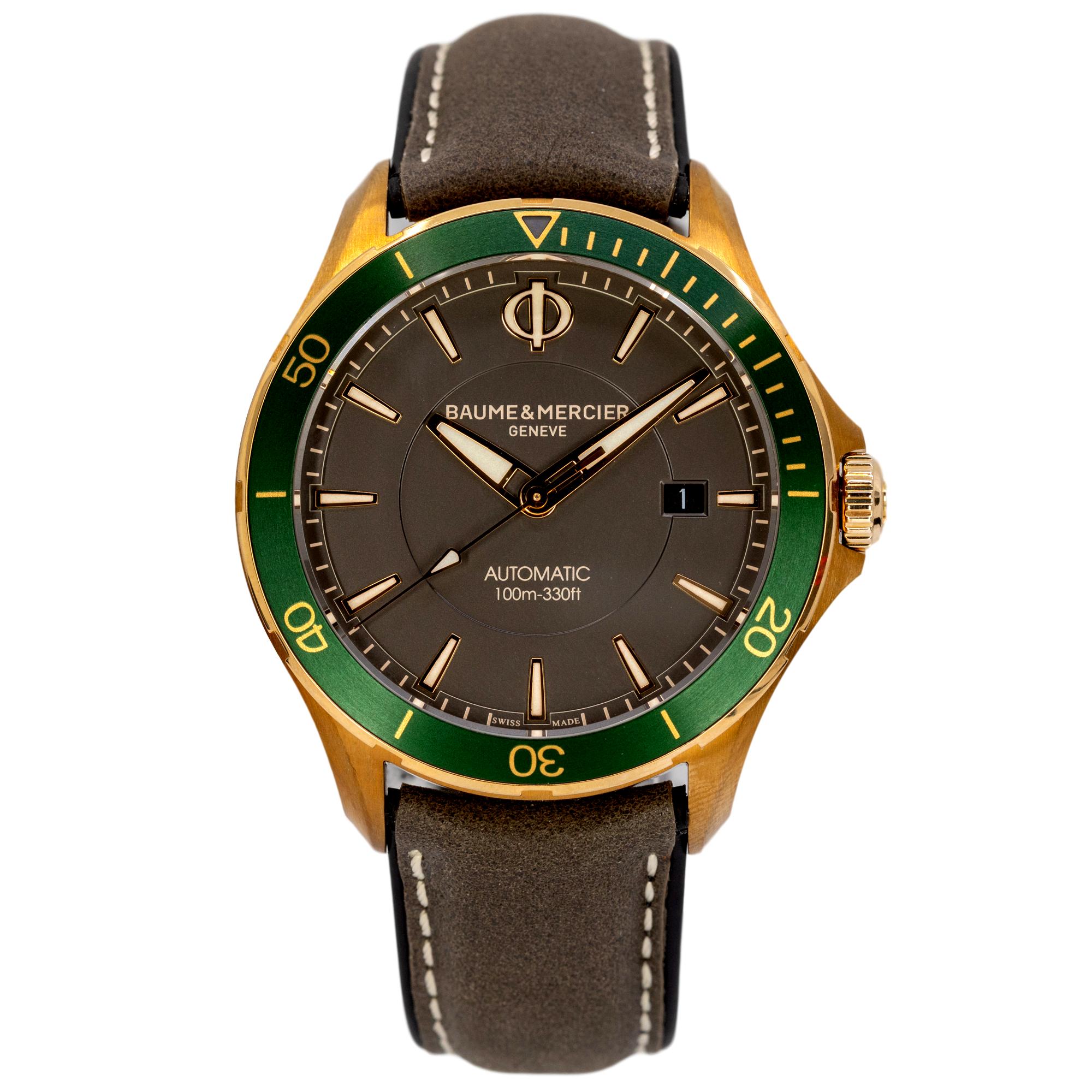 M0A10565-Baume et Mercier Men's M0A10565 Clifton Club Bronze Watch