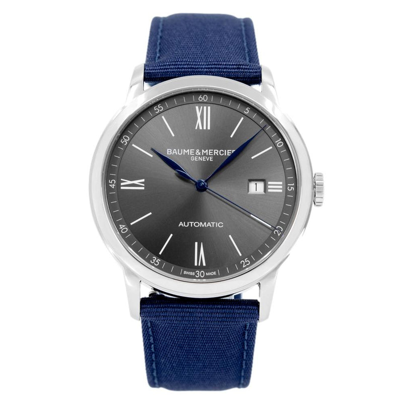 M0A10608-Baume&Mercier Men's M0A10608 Classima Grey Dial Watch