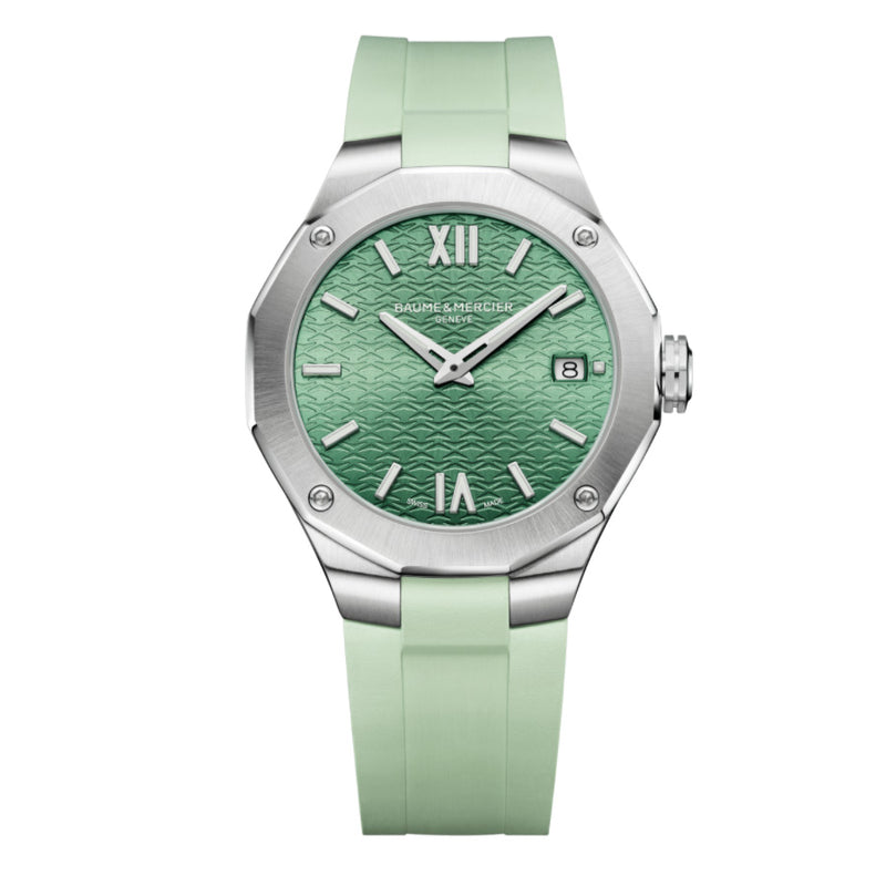 M0A10611-Baume&Mercier Men's M0A10611 Riviera Green Dial Watch