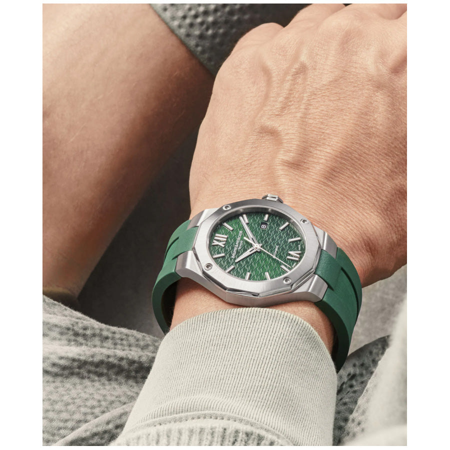 M0A10618-Baume&Mercier Men's M0A10618 Riviera Green Dial Watch