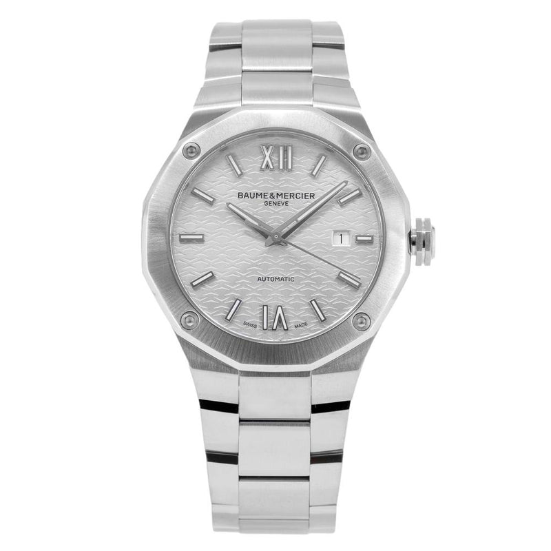 M0A10622-Baume & Mercier  Men's M0A10622 Riviera Silver Dial Watch