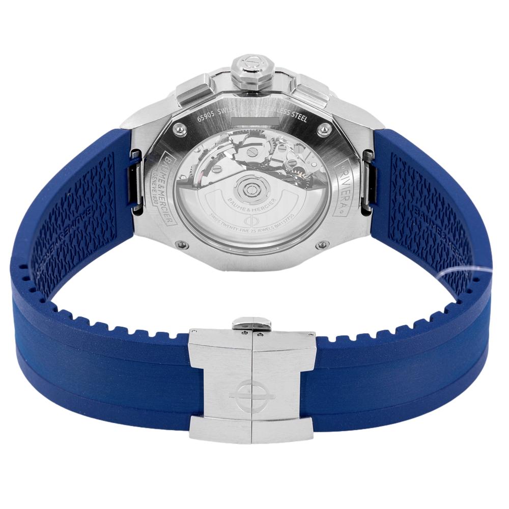 M0A10623-Baume & Mercier Men'sM0A10623 Riviera Blue Dial Watch