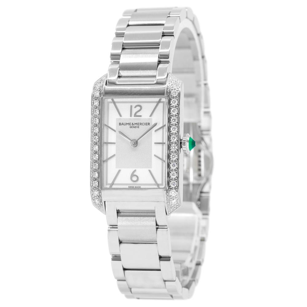 M0A10631-Baume&Mercier Ladies M0A10631 Hampton Diamond-Set Watch