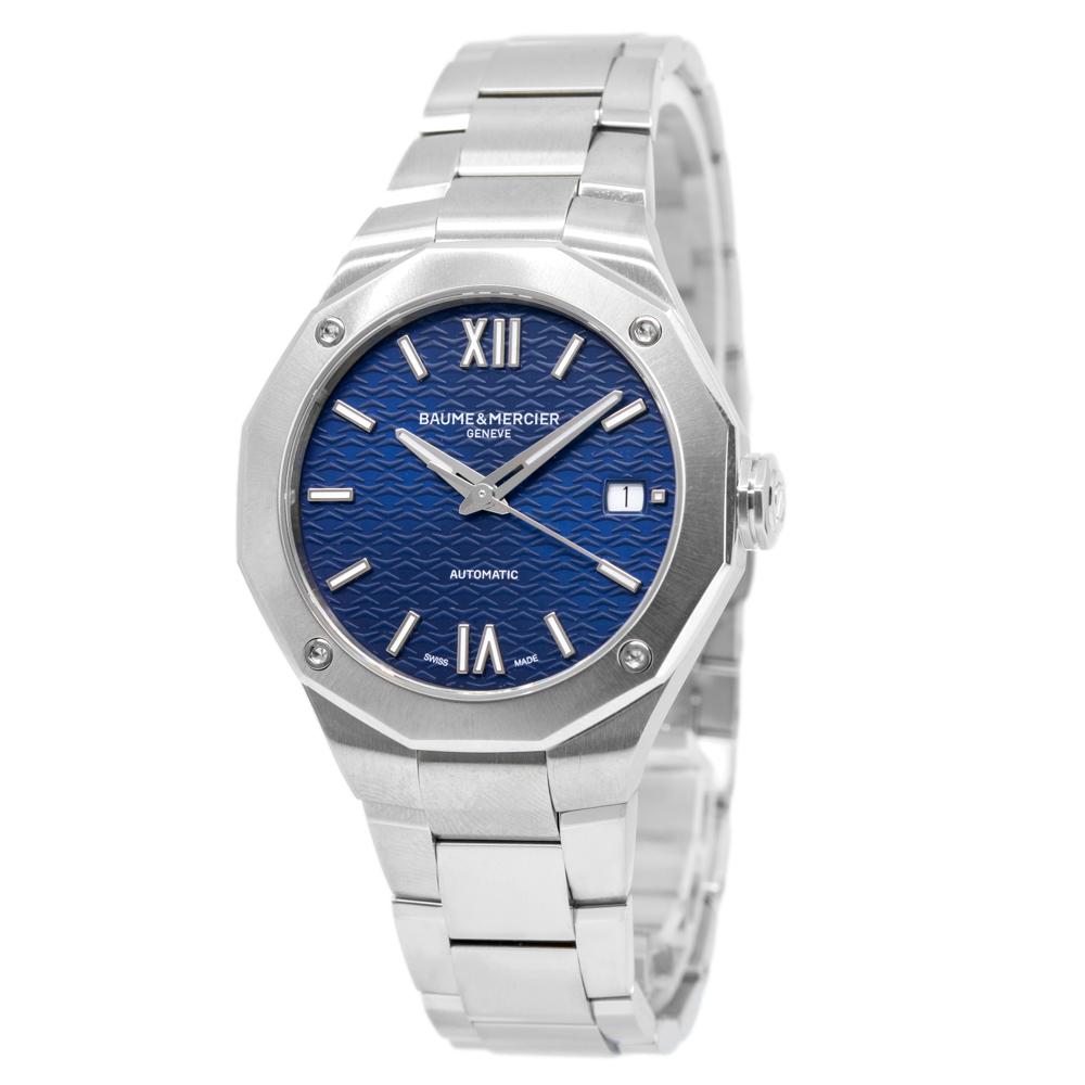 M0A10679-Baume&Mercier Ladies M0A10679 Riviera Blue Dial Watch