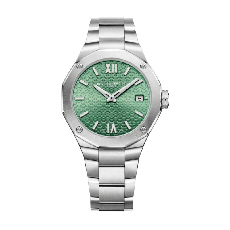 M0A10683-Baume&Mercier Ladies M0A10683 Riviera Green Dial Watch