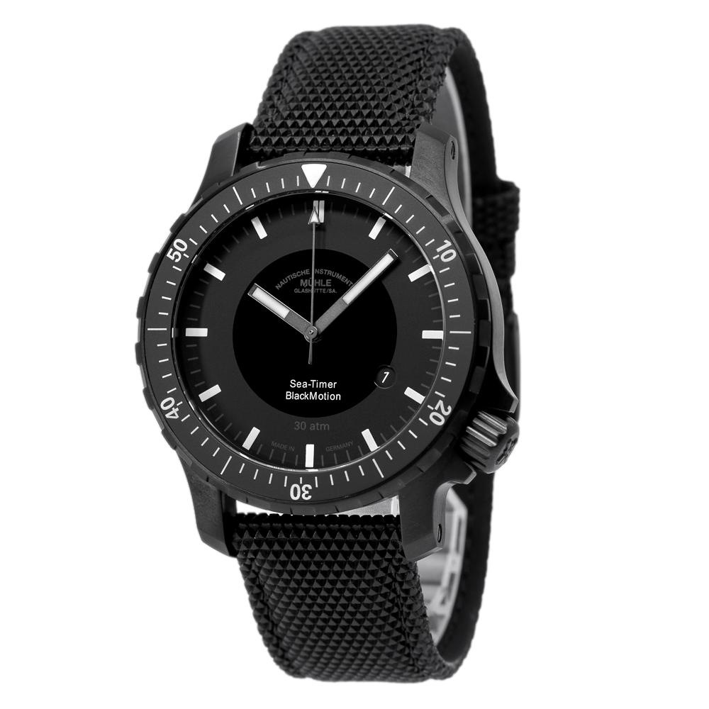  M1-41-83-NB-Muhle Glashutte Men's M1-41-83-NB SAR Sea-Timer BlackMotion 