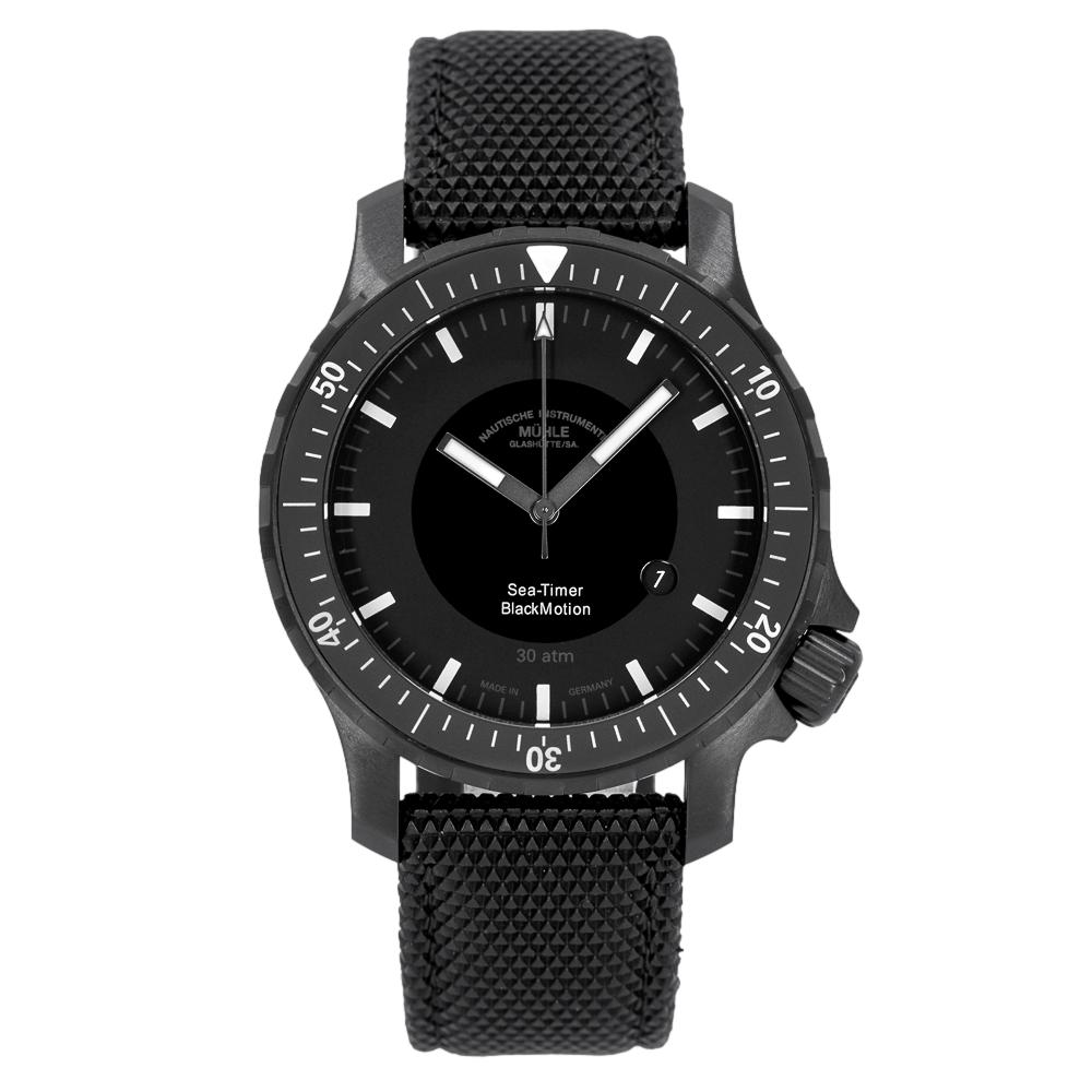 M1-41-83-NB-Muhle Glashutte Men's M1-41-83-NB SAR Sea-Timer BlackMotion 