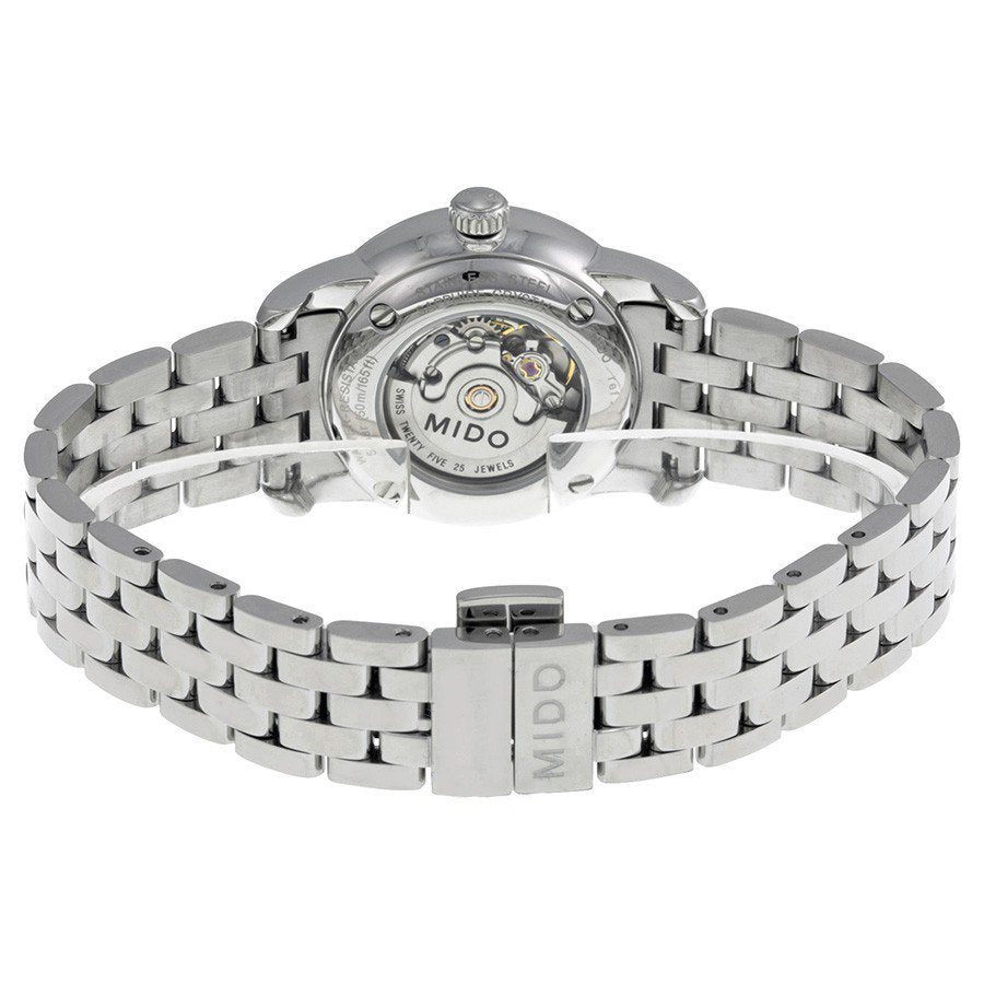 M76004261- Mildo Ladies M7600.4.26.1  Baroncelli Auto White Dial Watch
