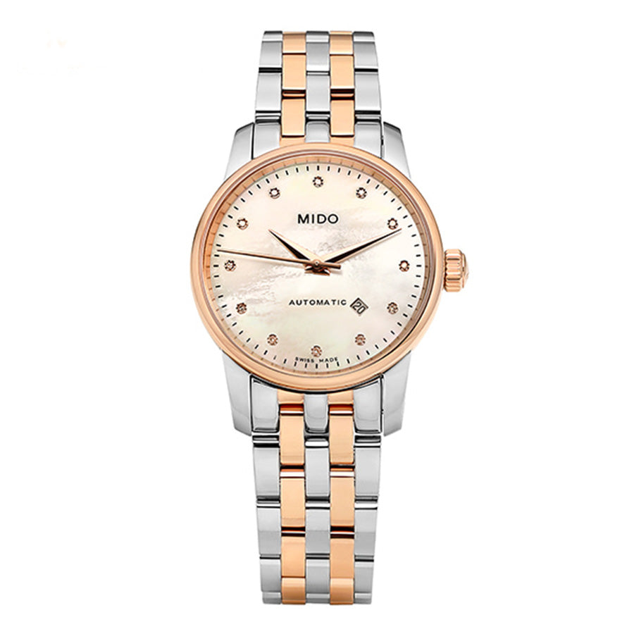 M76009691-Mido Ladies M7600.9.69.1 Baroncelli II Mother Of Pearl Watch