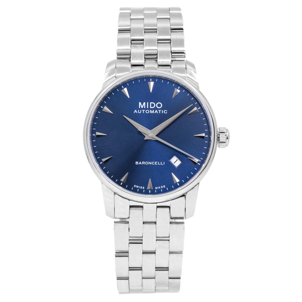 M86004151-Mido Men's M8600.4.15.1 Baroncelli Midnight Blue Date Watch